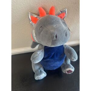 FAO‎ Schwarz Glow Brights Plush DJ Dragon with Lights and Sound 13" Kids Toys